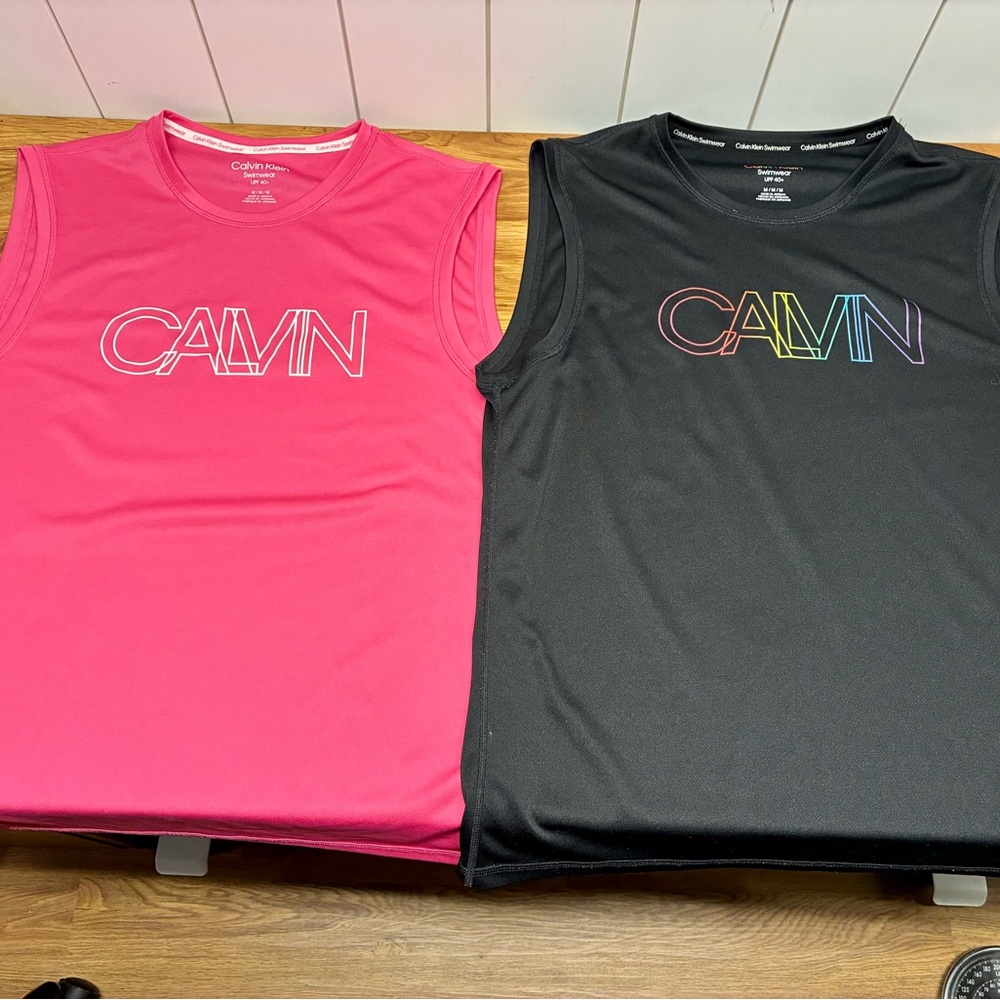Calvin Klein Vibrant Sleeveless Tops Set